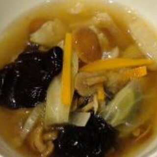 トロ〜ッ♪野菜たっぷり中華スープ
